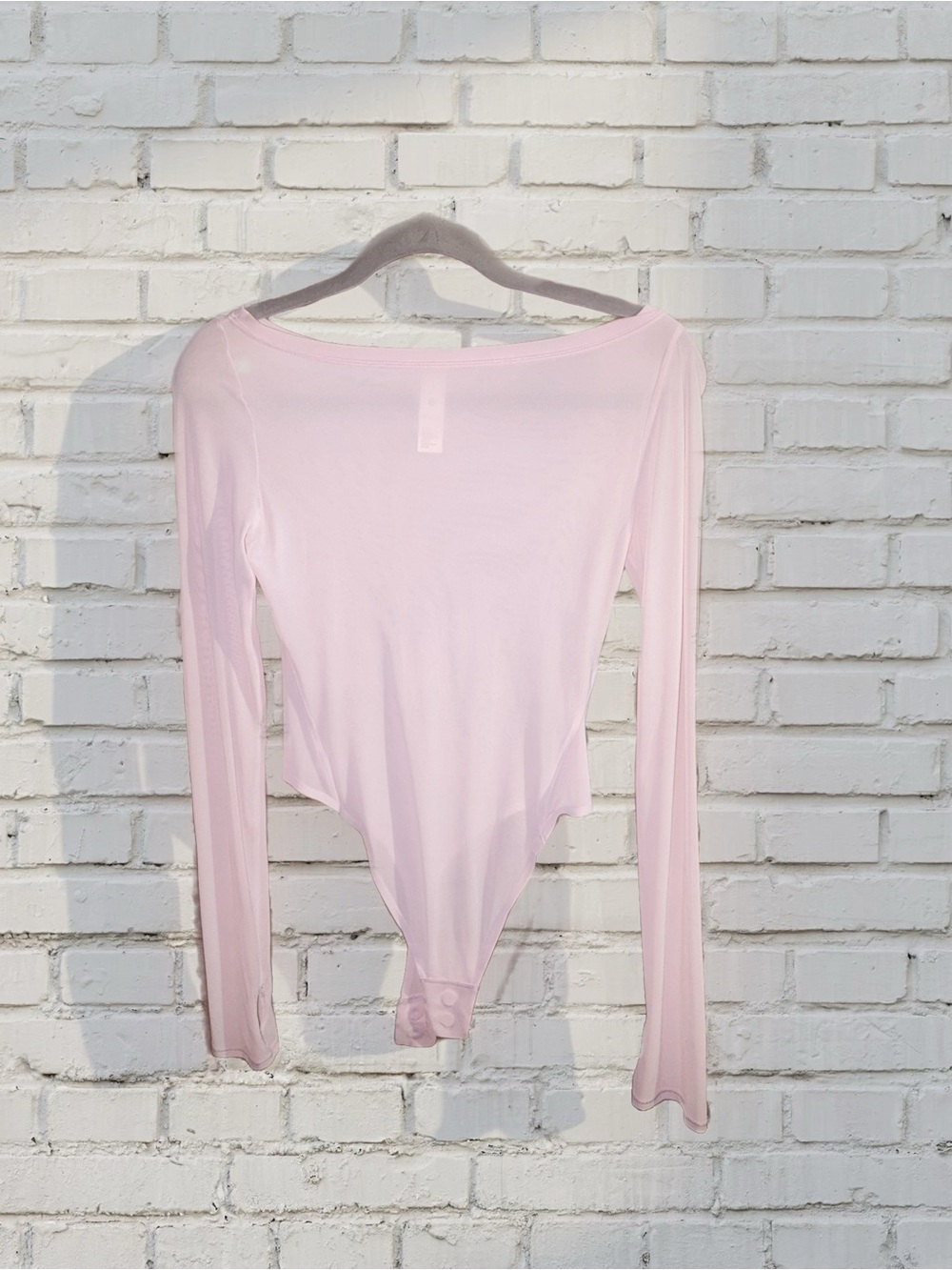 Lululemon Balletcore Wundermost Nulu Mesh Boatneck Long-Sleeve Bodysuit